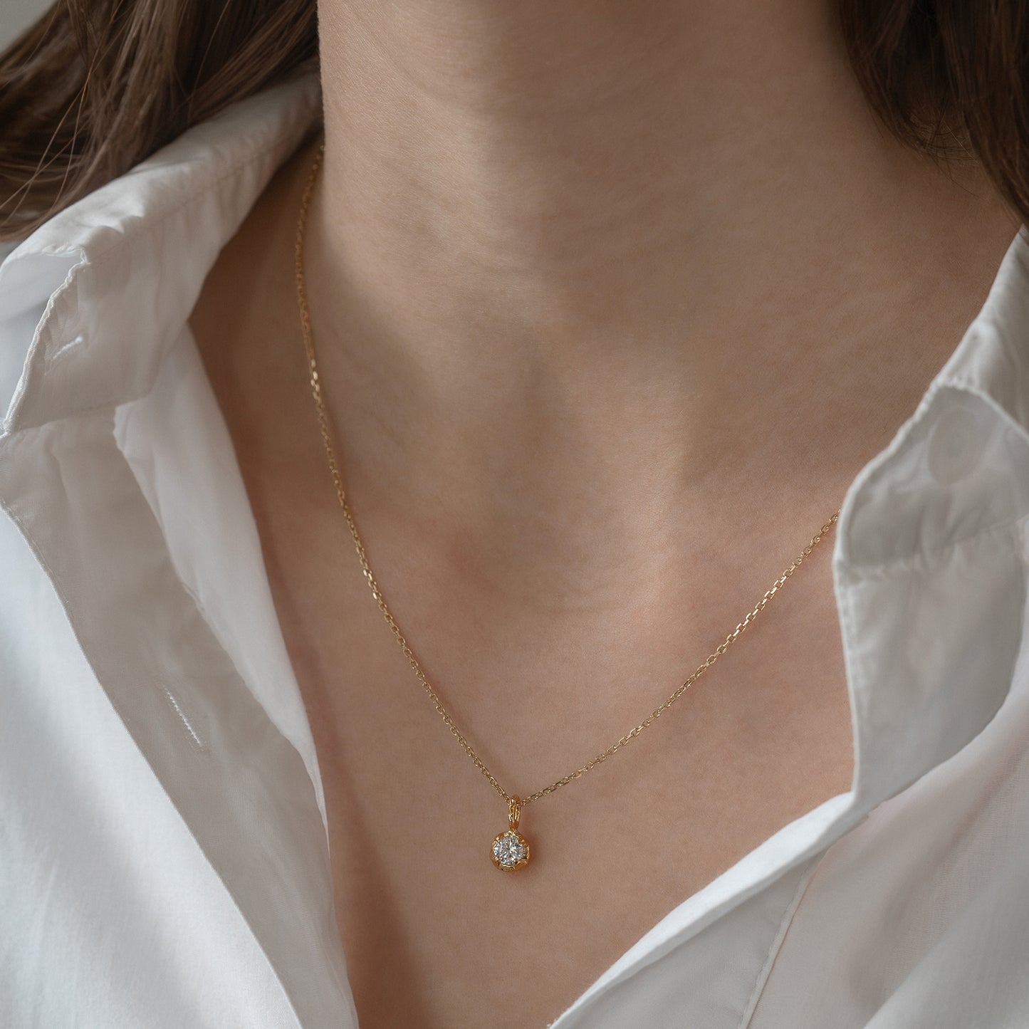 Lola Charm Pendant - White