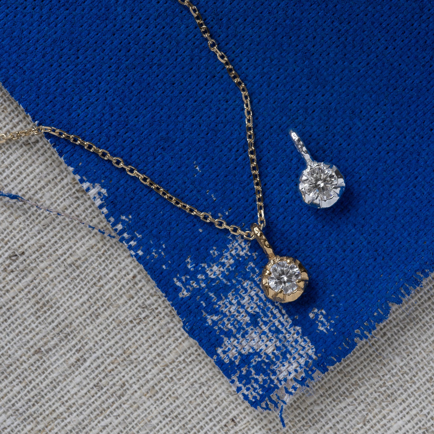 Lola Charm Pendant - White