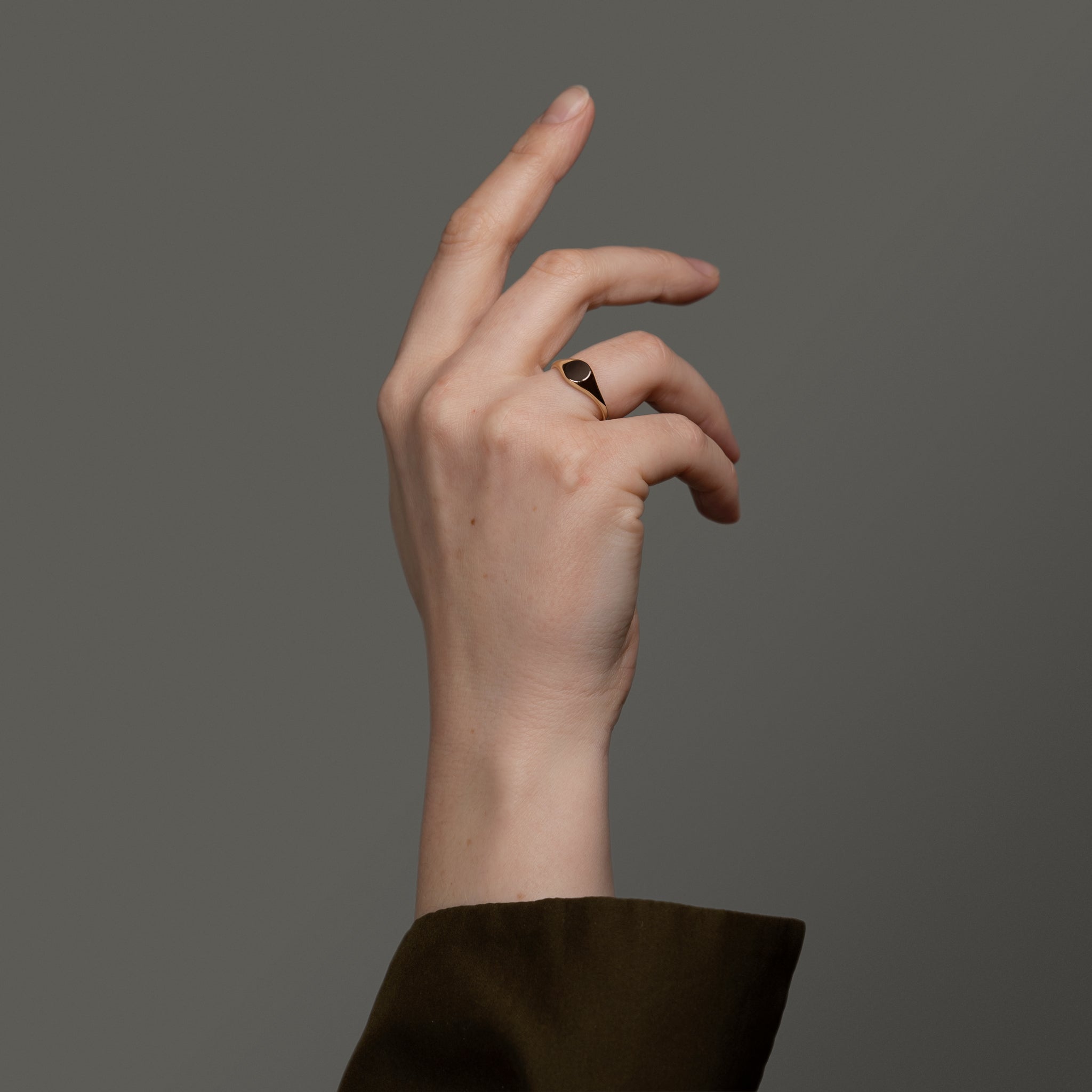 Minimal on sale signet ring