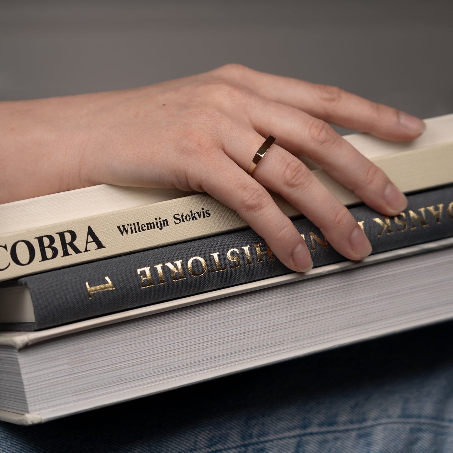 Maya square rectangular signet ring signet ring solid gold 9k massiv guld handcraftedcph handmade classic danish design womens ring signet ring handcrafted timeless