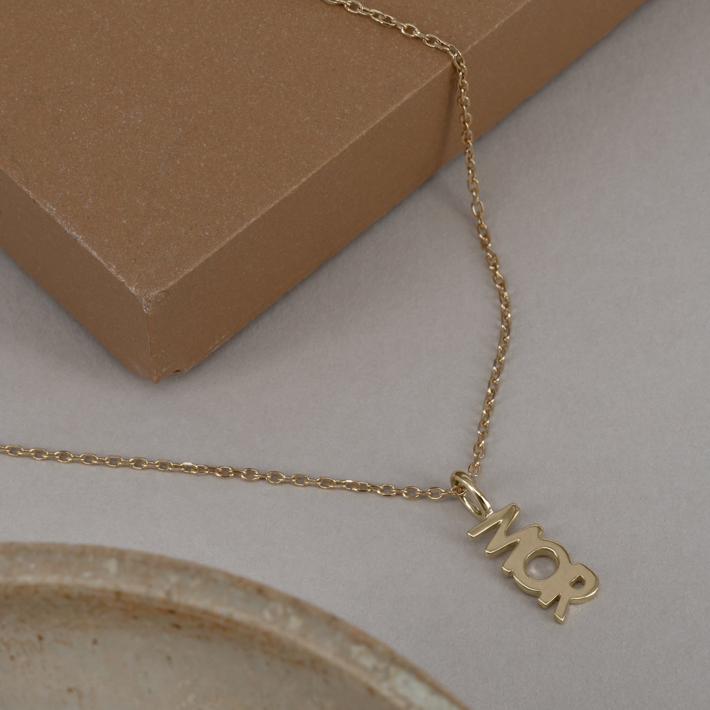 Mor Charm 375 9k solid gold massivt guld pendant vedhæng mom mama HandcraftedCPH handcrafted Copenhagen handmade Danish design small statement personal