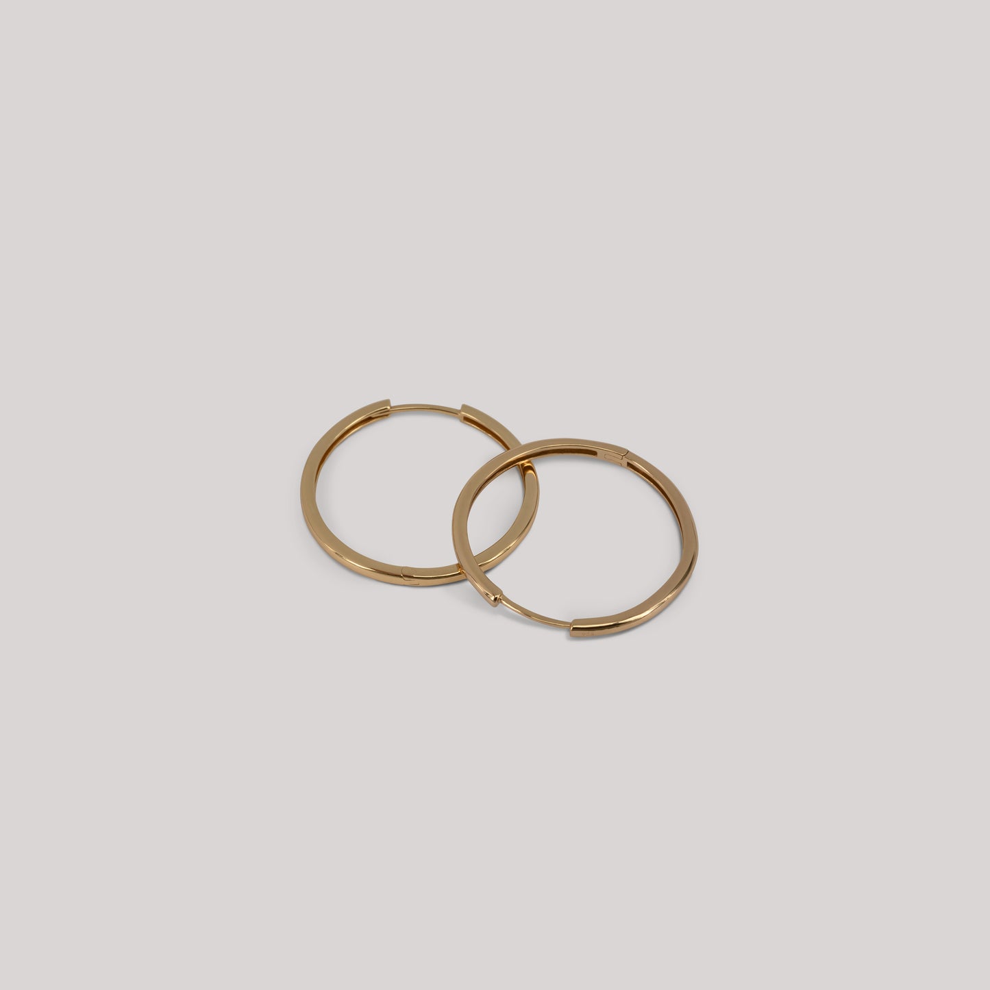 Nova creoles 30mm handcraftedcph classic hoops øreringe kreoler 30 mm sterling silver 18k gold plated sølv forgyldt øreringe handcrafted simple minimal classsy