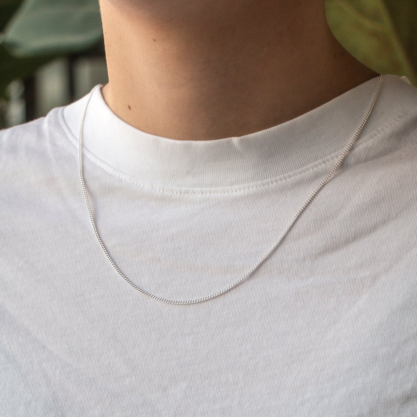 Panser Necklace halskæde classic slim chain 925 sterling silver 18k gold plated forgyldt sølv handcrafted copenhagen handcraftedcph handmade