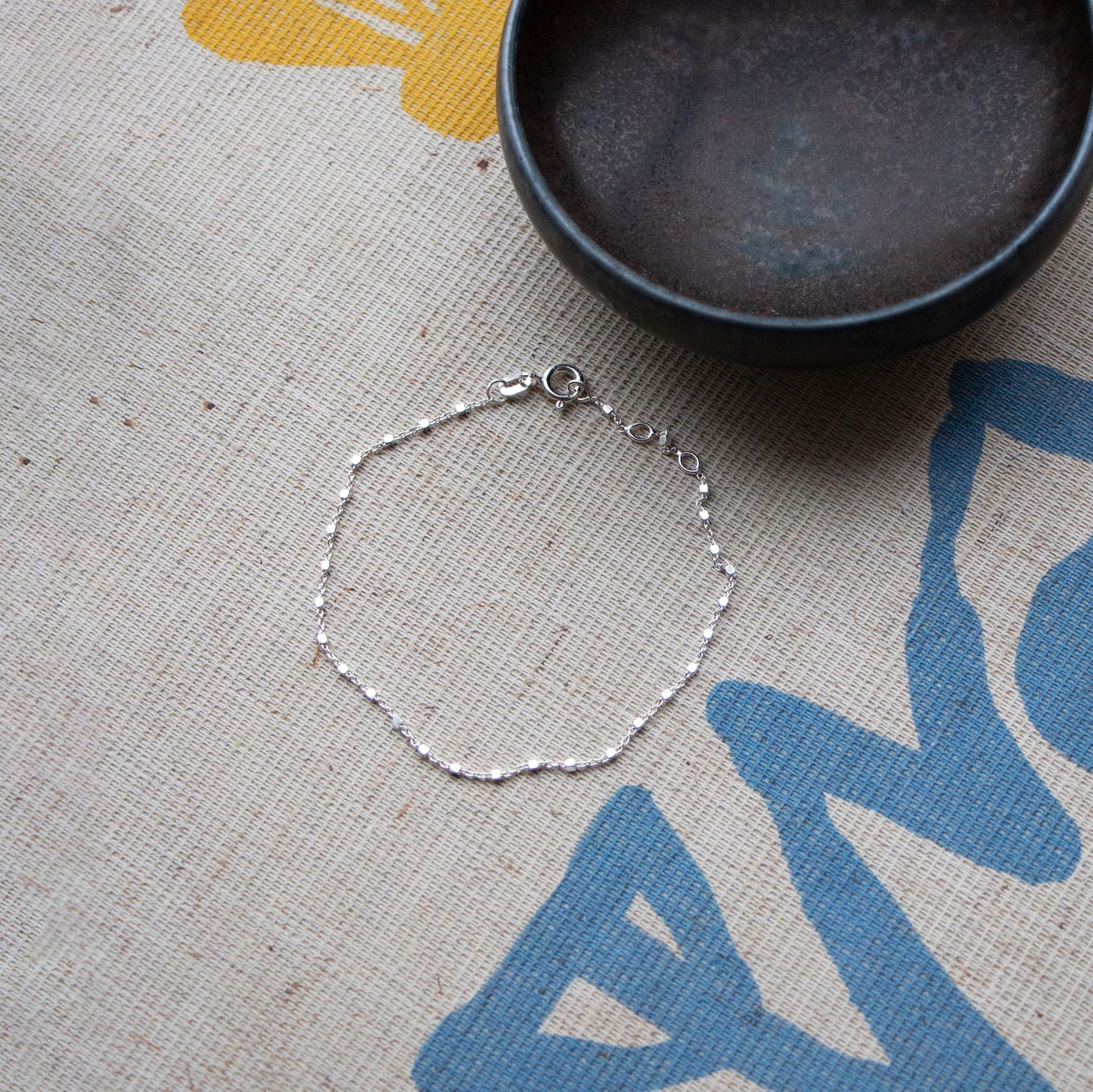 Saturn bracelet armbånd sølv silver 18k gold plated forgyldt slim spheres handmade copenhagen danish design saturn bracelet handcraftedcph
