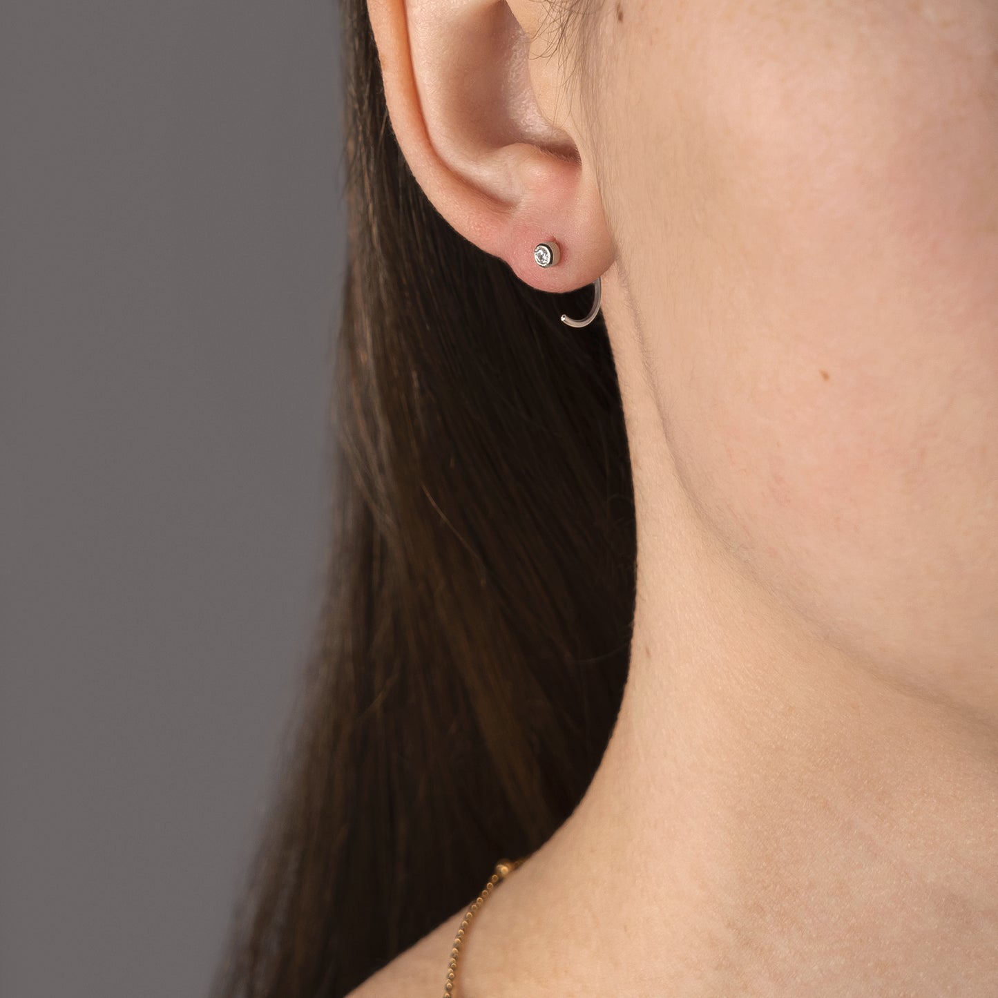 cut hoops handcraftedcph 925 sterling silver 18k gold plated earring ear studs ørestikkere ørering sølv forgyldt handmade handcrafted classic bestseller copehangen