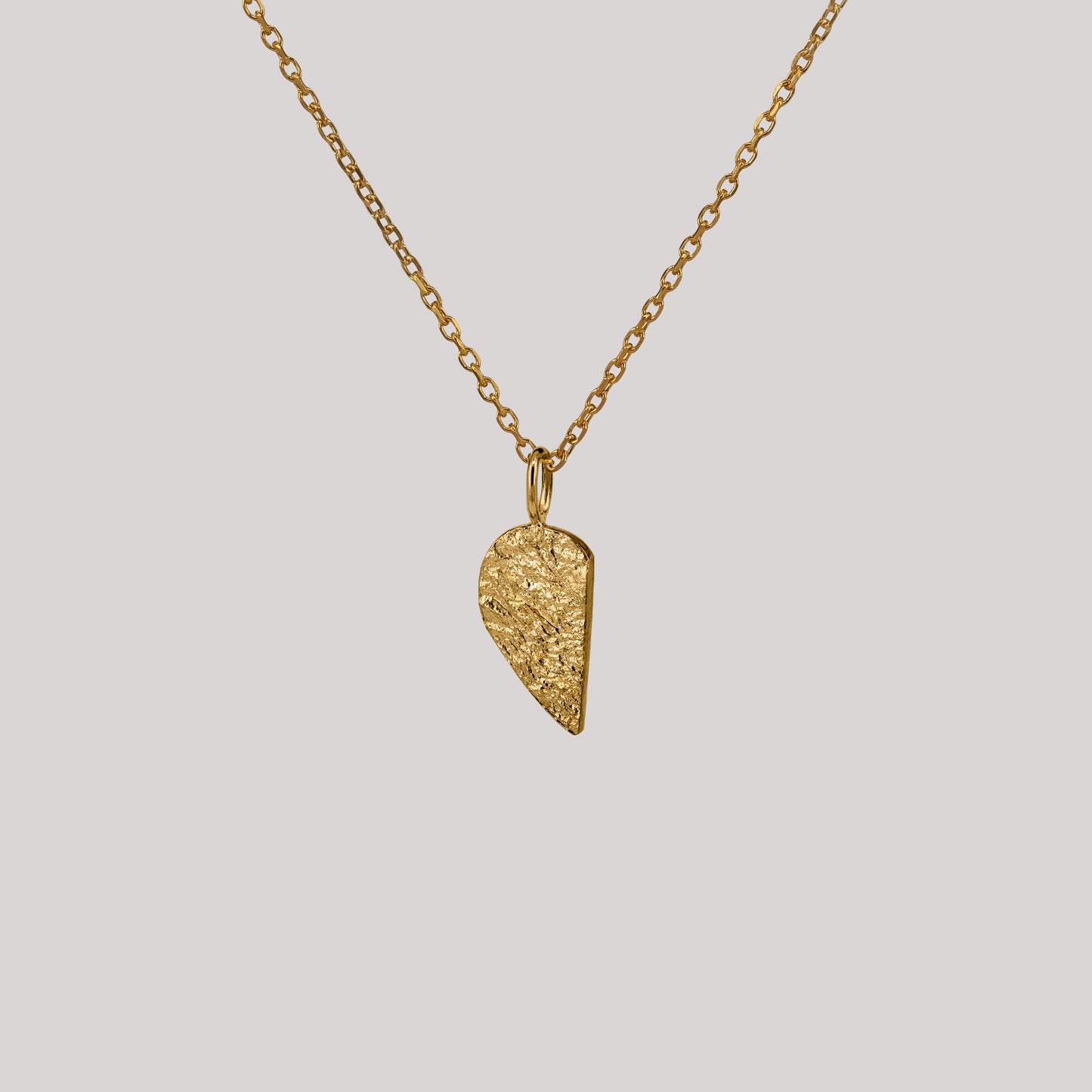 split heart pendants molten organic handmade sterling silver 18k gold plated knækhjerte vedhæng sølv forgyldt organic texture handcraftedcph