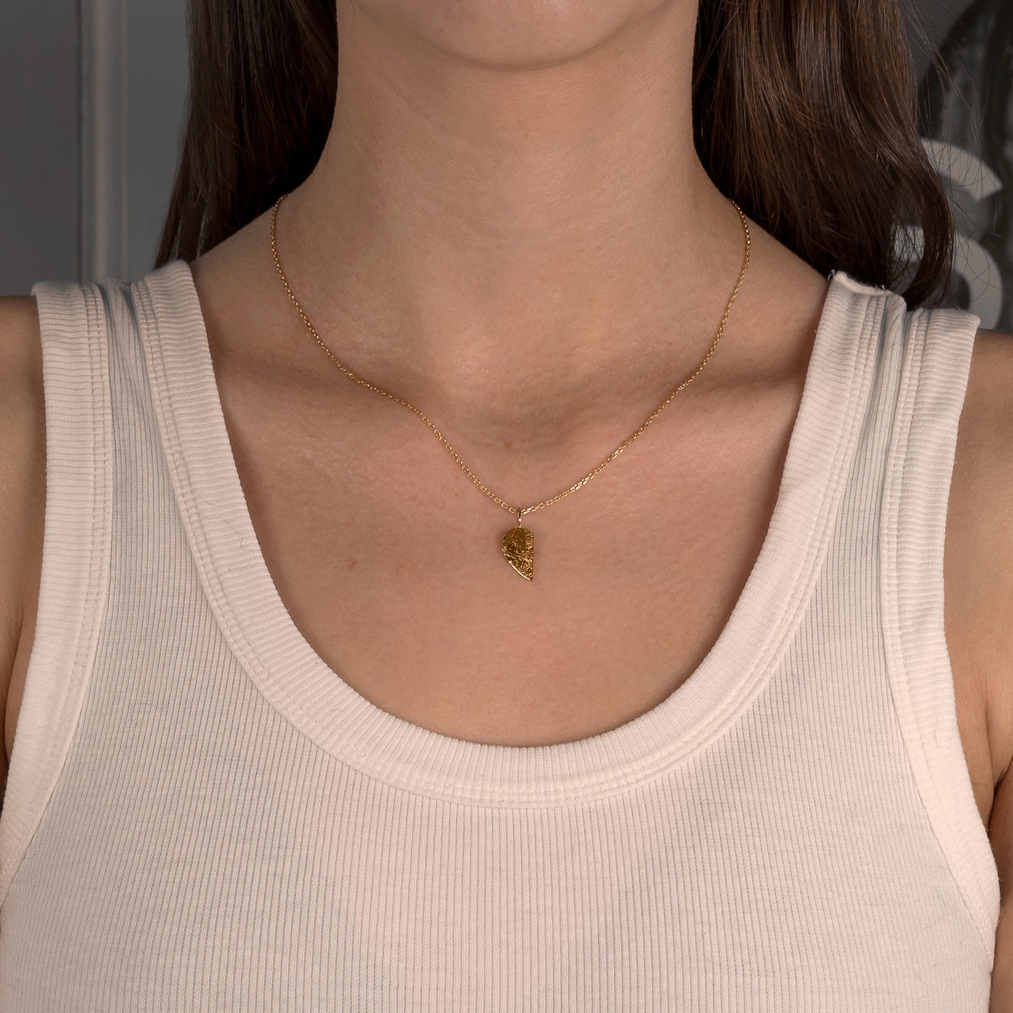 split heart pendants molten organic handmade sterling silver 18k gold plated knækhjerte vedhæng sølv forgyldt organic texture handcraftedcph