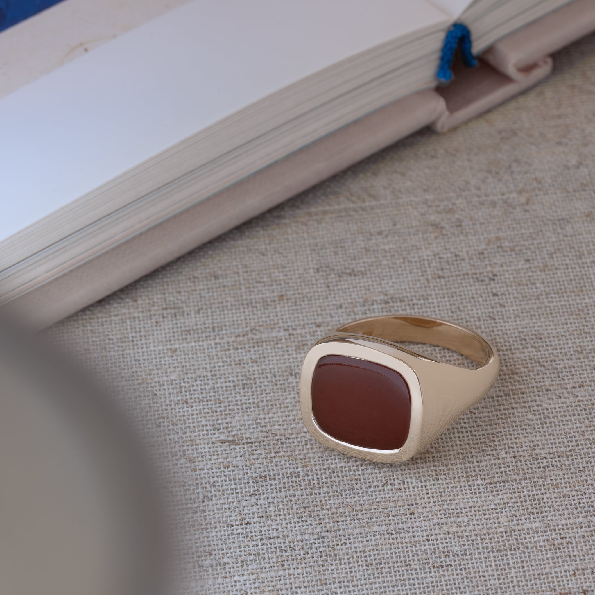 George Signet Ring - 14k - Made to Order – Handcrafted Cph