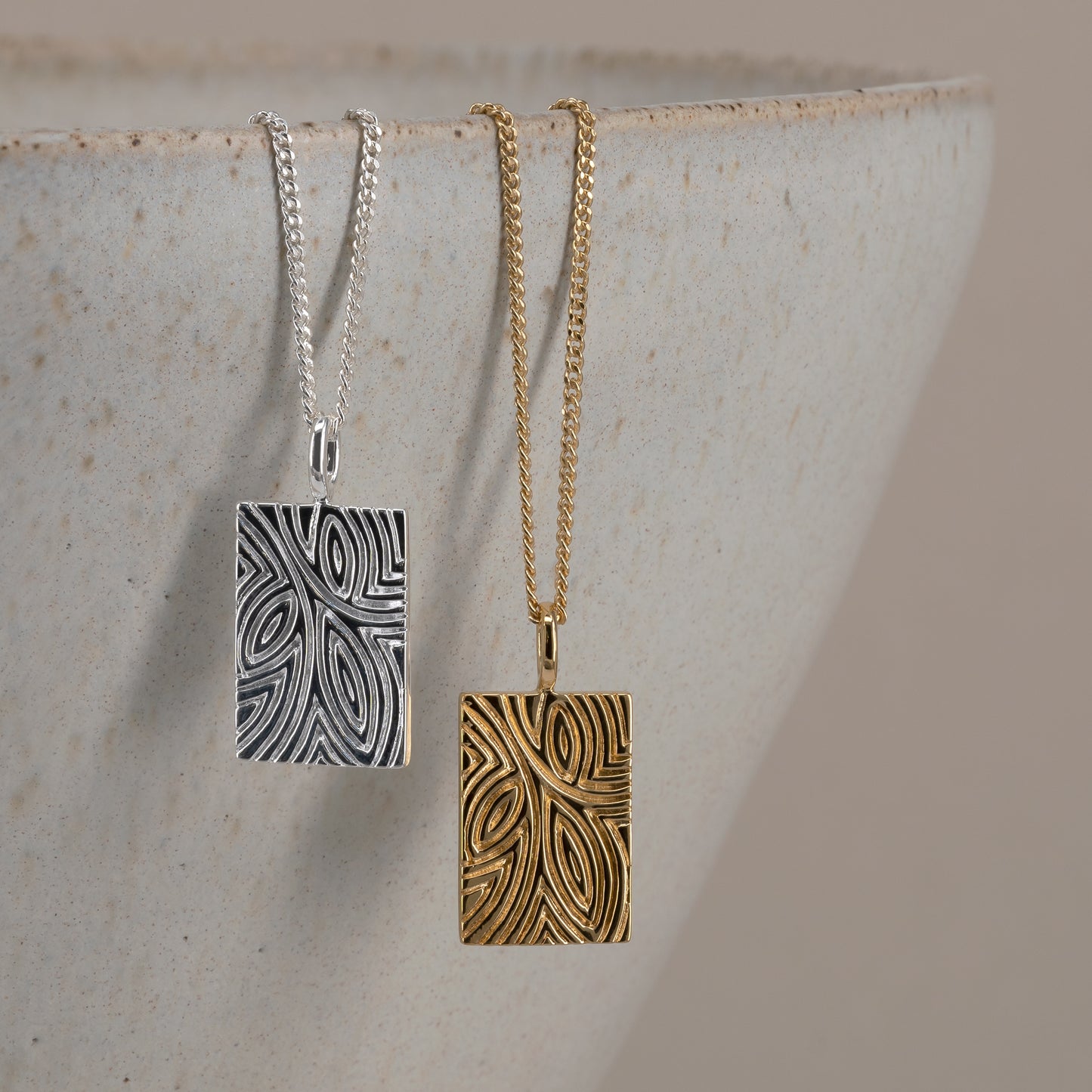 Aspen Pendant 925 Sterling silver 18k gold plated forgyldt sølv charm vedhæng necklace halskæde HandcraftedCPH Handcrafted Copenhagen Danish design organic leaf design nature