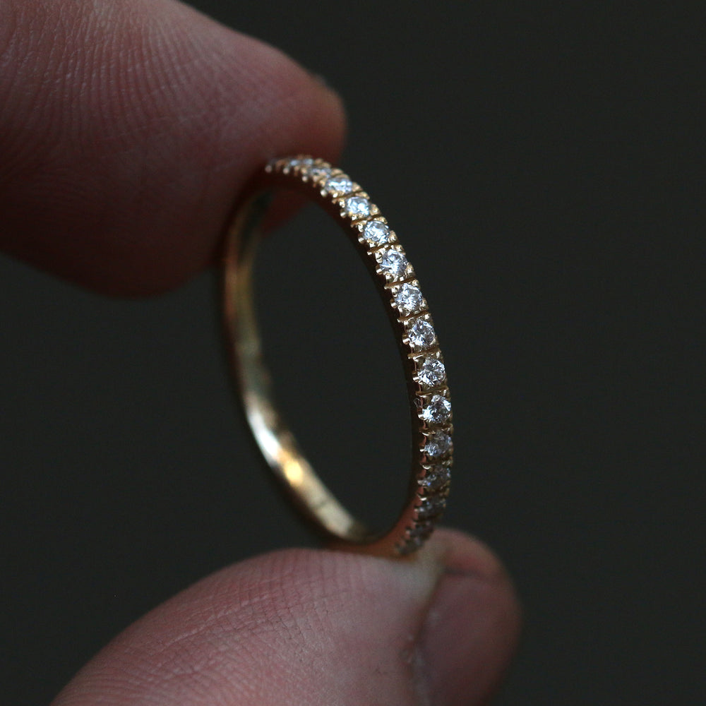 Slim Eternity Ring - 14k - Made to Order