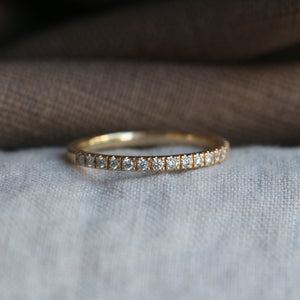 Slim Eternity Ring - 14k - Made to Order