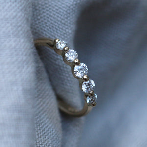 Floating Eternity Ring - 14k - Made to Order
