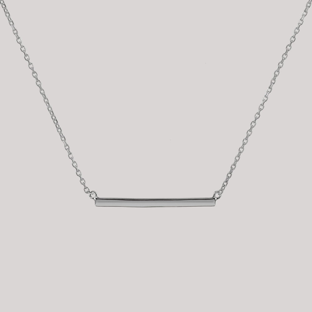 Rue necklace handcraftedcph minimal simple dainty architectural modern sterling silver 18k gold plated necklace sølv forgyldt halskæde danish design clean classic handcrafted