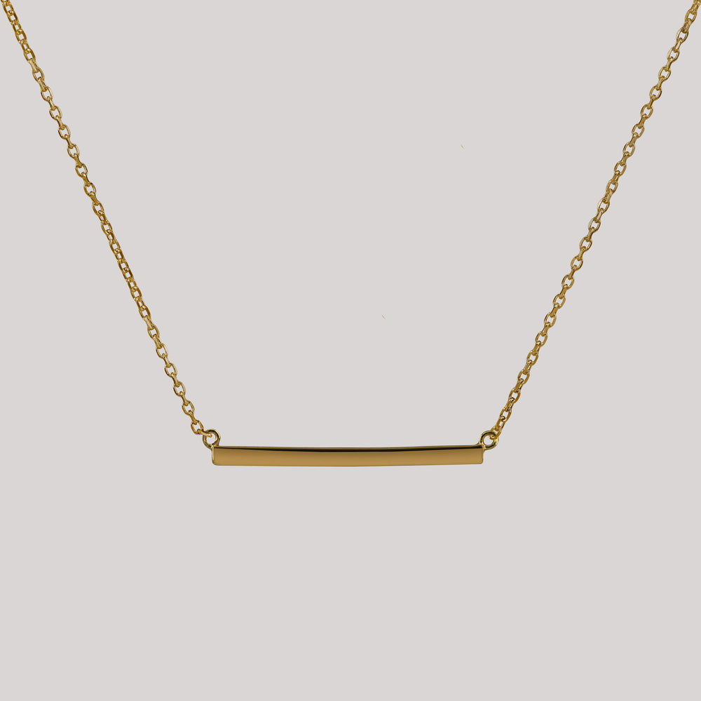 Rue necklace handcraftedcph minimal simple dainty architectural modern sterling silver 18k gold plated necklace sølv forgyldt halskæde danish design clean classic handcrafted