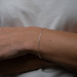 Saturn bracelet armbånd sølv silver 18k gold plated forgyldt slim spheres handmade copenhagen danish design saturn bracelet handcraftedcph