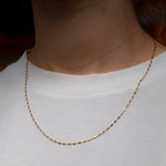 Saturn necklace handcraftedcph sterling silver 18k gold plated halskaede sølv forgyldt justerbar adjustable one size shiny venus Handcrafted