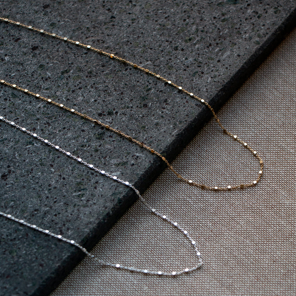 
                  
                    Saturn necklace handcraftedcph sterling  silver 18k gold plated halskaede sølv forgyldt justerbar adjustable one size shiny venus Handcrafted
                  
                
