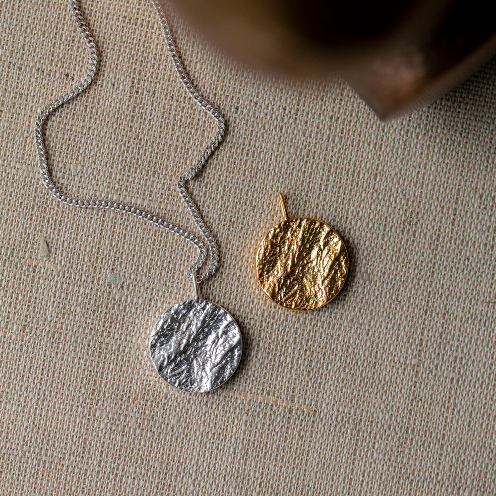 Structured Sphere Pendant - Small