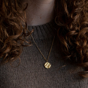 Structured Sphere Pendant - Small