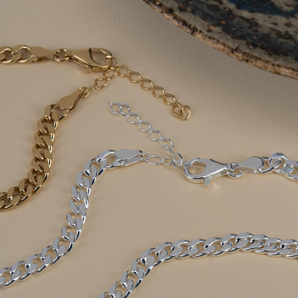 panser halskæde panzer necklace chunky heavy choker adjustable one size exclusive silver sølv 18k gold plated forgyldt handmade handcraftedcph danish design