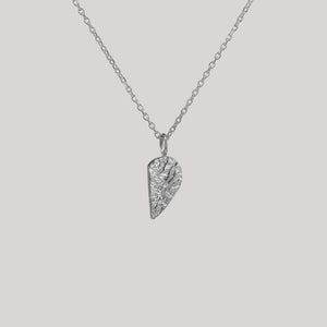 split heart pendants molten organic handmade sterling silver 18k gold plated knækhjerte vedhæng sølv forgyldt organic texture handcraftedcph